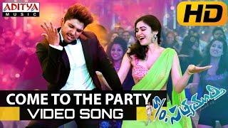 Come To The Party Full Video Song  So Satyamurthy Video Songs  Allu ArjunSamantha