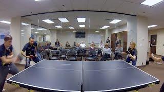 A Table Tennis demo by the champs