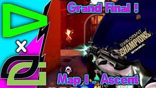 Grand Final  Map 1 Highlights - LOUD VS OpTic Gaming  VALORANT Champions 2022