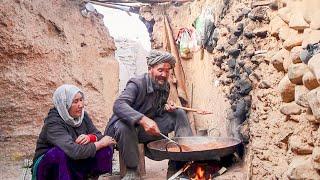 Old Lovers Living in a Cave  Afghanistan Country Lifestyle