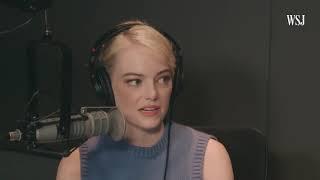 Emma Stones stomach growling during an interview