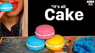 ASMR Eating Realistic Cake Macarons Cake Art Chocolate Covered Oreos Mukbang 먹방