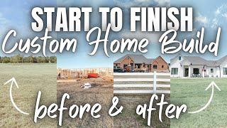 COMPLETE START TO FINISH CUSTOM HOME BUILD  3 HOURS OF FULL HOME BUILD  BEFORE + AFTER HOME BUILD