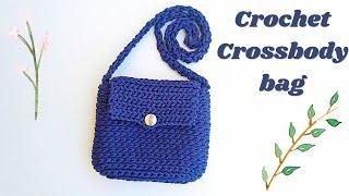 how to crochet a messenger bag very easy for beginners MirrymasCrafts