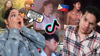 How can Filipino Men Sound Like this?  Latinos react to Viral Filipino Singing TikToks