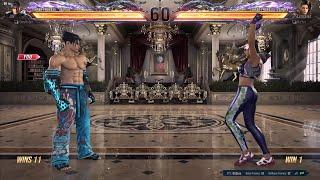 Tekken 8  Aggressive Jin Vs Tekken God Supreme Azucena