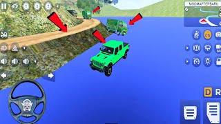 Jeep Off-road Driving in very tuff road  Bus Simulator Indonesia