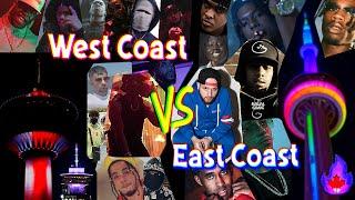 Toronto & Ottawa Rappers VS Calgary Edmonton & Vancouver Rappers