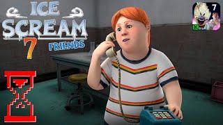 Прохождение Мороженщика 7 на сложности  Ice Scream 7 Friends Lis