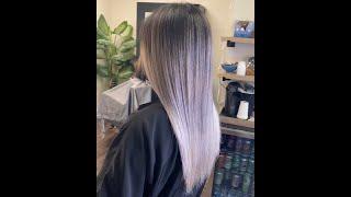 Before + After dimensional balayage touch up instagram video @thelashinghairstylist