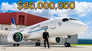 Inside an $80000000 AIRBUS Private Jet With a BEDROOM SUITE