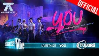 YOU - Song Luân Anh Tú Atus Captain Quang Trung cực ấn tượng  Anh Trai Say Hi Livestage