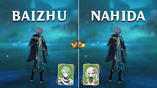 Baizhu vs Nahida Who is Best support for Alhaitham??  Genshin Impact 