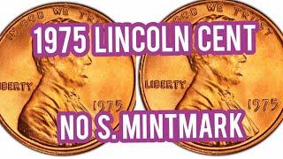 1975 Lincoln One Cent Penny Rare pennies worth money.