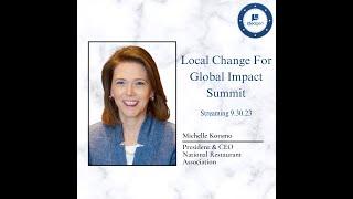 Michelle Korsmo National Restaurant Association Local Change for Global Impact Summit 2023