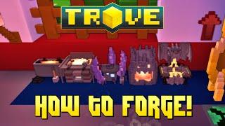 Scythes Trove Equipment Forging Tutorial  HOW TO GET RADIANT GEAR