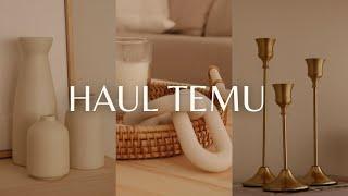 SÚPER HAUL TEMU   DECORACIÓN HOGAR Y ORGANIZACIÓN  UNBOXING   FANNY TÓRTOLA