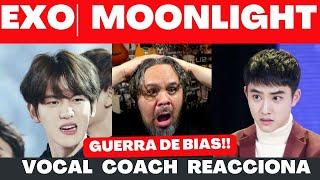 EXO MOONLIGHT  VOCAL COACH REACCIONA #exo #baekhyun #kyungsoo