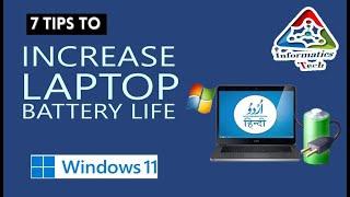 7 Ways to Fix Laptop Battery Drain Issue on Windows 11  How To Improve Laptop Battery Life