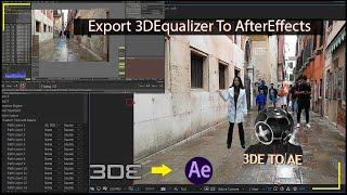 Export Camera Track From 3D Equalizer To AfterEffects  3d Equalizer To AfterEffects English