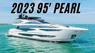 In-Depth Look at this 2023 Pearl 95 Motor Yacht