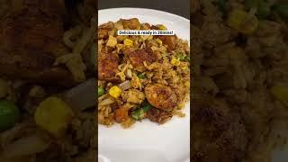 Easy & Healthy Chicken Fried Rice High Protein Meal #friedrice #healthyrecipes #recipe #healthyfood