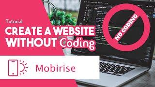 Mobirise Tutorial Create Website without Coding FREE Website Builder