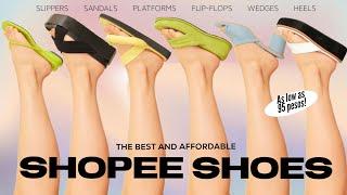 SHOPEE SHOES HAUL Summer Edition as low as 95 pesos
