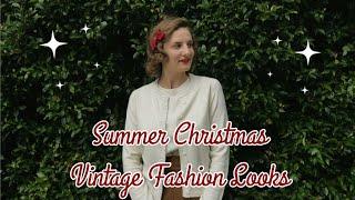 Vintage Style Summer Christmas Look Book