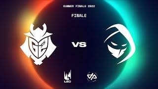 LEC Summer Split 2022 - Playoffs - Finale G2 vs RGE