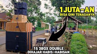 Murah Bisa Gini Tenaganya  Cek Sound Power 1 Jutaan Buat Subwoofer 15 ALVIN