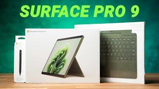 Microsoft Surface Pro 9 Unboxing With Keyboard & Slim Pen 2