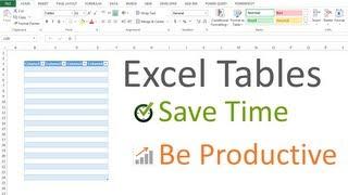 Excel Tables Tutorial Beginners Guide for Windows & Mac