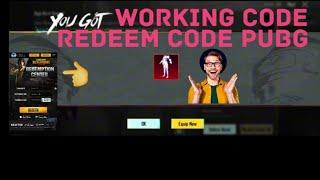 NEW REDEEM CODE PUBG  WORKING AND WITH PROOF  TODAY 2024