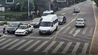 Police car’s ‘green light escort’ for poisoned girl