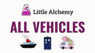 How to make ALL VEHICLES in Little Alchemy