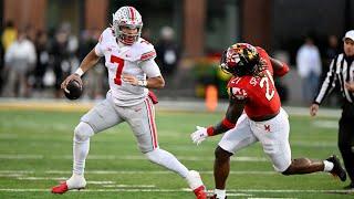 CJ Stroud highlights Vs Maryland 2022 Ohio State QB Heisman Contender