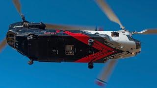 Rare Coulson Aviation CH-47 Chinook Landing & Takeoff at YYJ