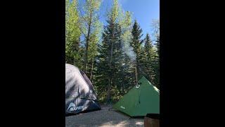 Car camping with family - First time try Tipi tent