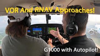 How to Fly IFR Approaches  VOR + RNAV