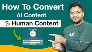 How to Convert AI Content to Human Content 100%  ChatGPT+AI Detector Pro