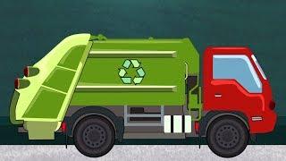 Caminhão de lixo  desenho animado  desenho infantil  Vídeo para crianças  Garbage Truck