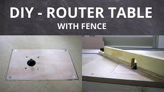 DIY - ROUTER TABLE  MULTIFUNCTIONAL WORKBENCH