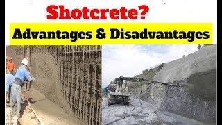 What is Shotcrete?Advantages & Disadvantages of Shotcrete?Applications Or Uses of Shotcrete?