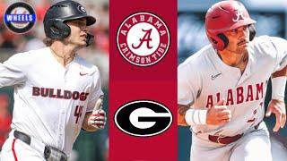 #11 Alabama vs Georgia Highlights Game 3  2024 College Baseball Highlights