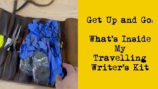 Get Up and Go Whats Inside My Traveling Writers Kit