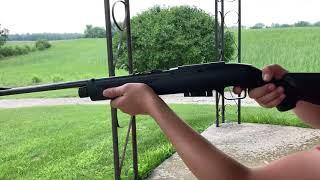 How to Load Pellets into a Crosman 1077 CO2 Air Rifle Gun .177 Caliber Cartridge Bullets BB Shoot