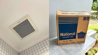 BNIB 2002 National 10” Ceiling Exhaust Fan  Hexos Plafon Jadul