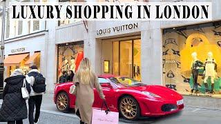 LUXURY SHOPPING IN LONDON  Mayfair London Walking Tour 2023