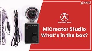 Austrian Audio MiCreator Studio premium microphone with USB-C  Whats in the box?